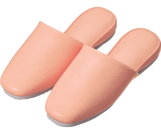 日紅商事 ヘリンボン柄スリッパ ピンク 20足セット NA1003（20ソクセット）-ピンク-26.0cm 1箱（ご注文単位1箱）【直送品】