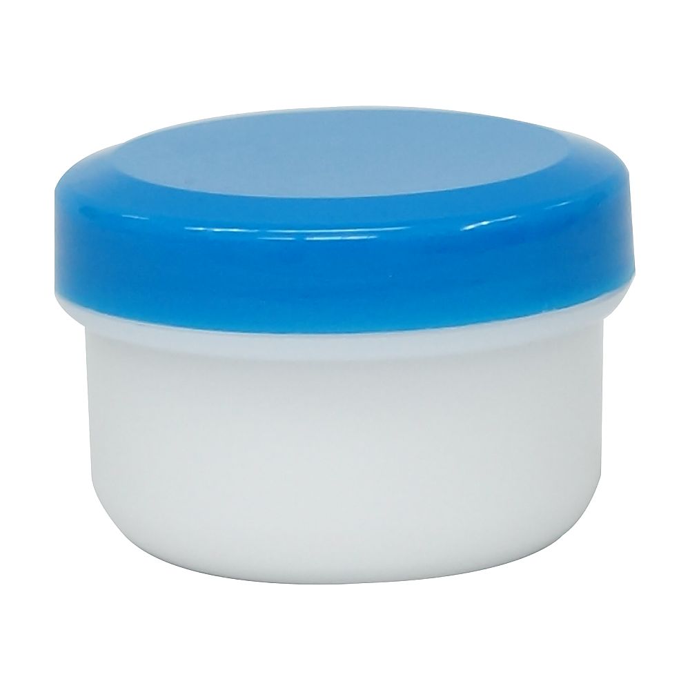 金鵄製作所 軟膏壷（軟膏容器・定量タイプ）20mL 青 50個 AT20F-03 1袋（ご注文単位1袋）【直送品】