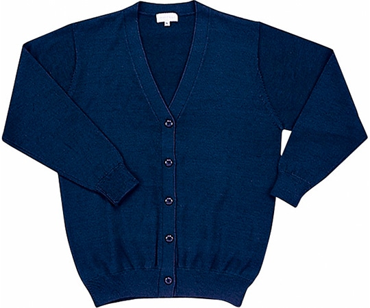 WHISEL（自重堂） カーディガン ネービー M WH90019 1枚（ご注文単位1枚）【直送品】