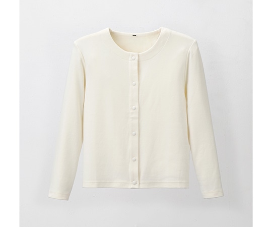 ディーフェイズ くるみボタンカーディガン アイボリー M C-02 1枚（ご注文単位1枚）【直送品】
