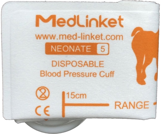 ビットストロング BSディスポーザブル血圧計カフ シリーズF（不織布）新生児-#5 A26コネクタ付き 5個入 Y000DSN1-5 1袋（ご注文単位1袋）【直送品】