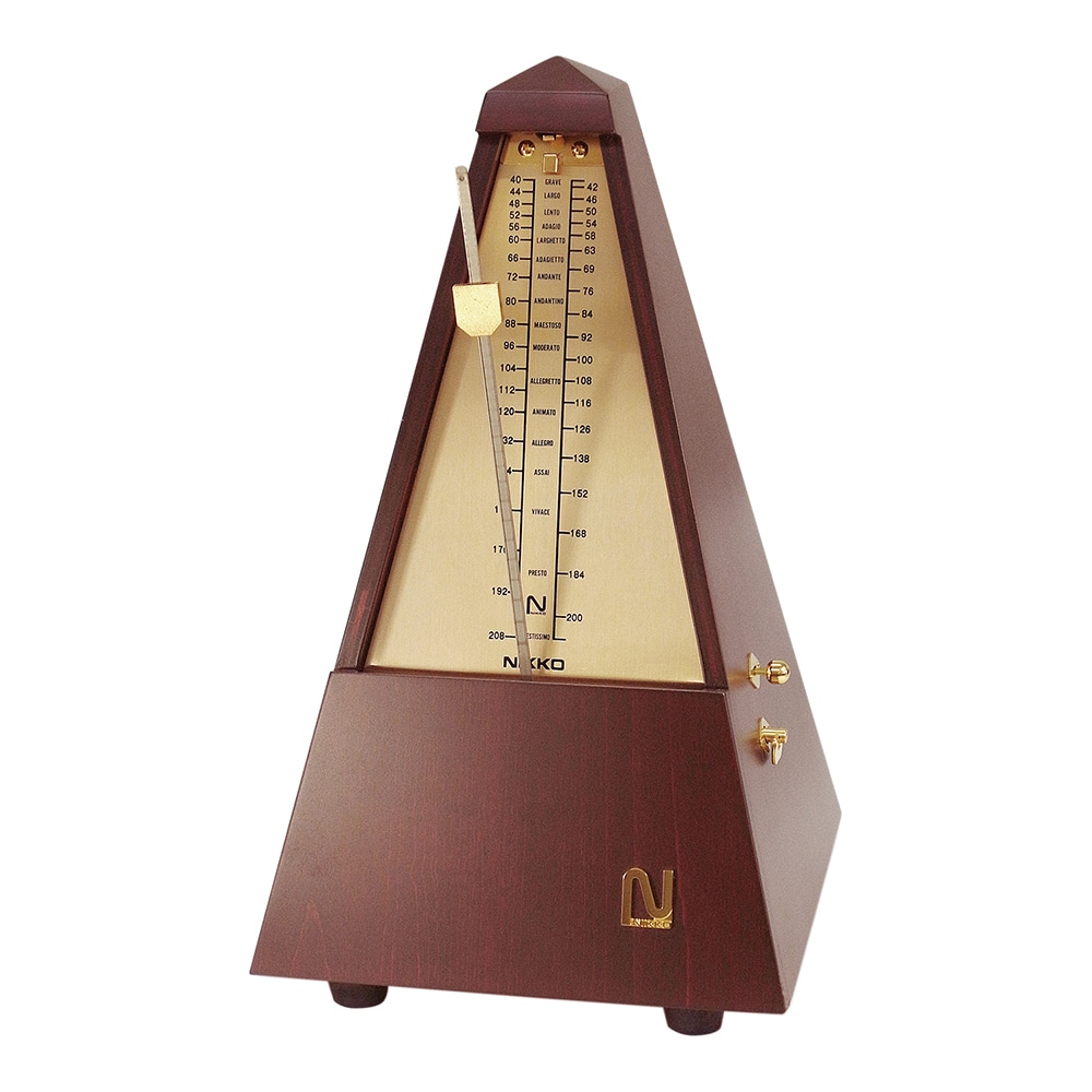 日工精機 日工メトロノーム 木製ジャンボ 取っ手つき 110-H 1台（ご注文単位1台）【直送品】