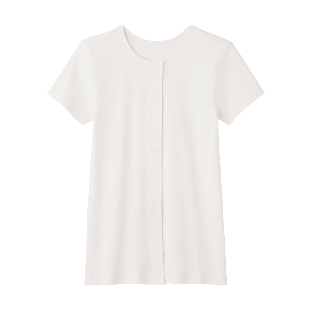 グンゼ（肌着） 婦人3分袖ワンタッチインナー ホワイト LL HW4038 1枚（ご注文単位1枚）【直送品】