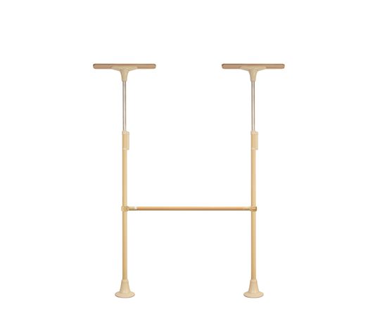 DIPPERホクメイ ベスポジBPZ Tベース ショート H型 伸縮 固定1200-1500 セット BPZ-H2500-62 1個（ご注文単位1個）【直送品】