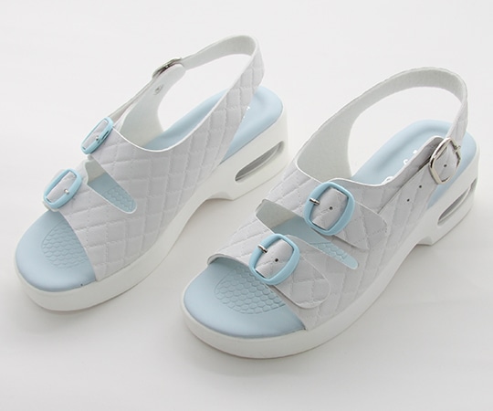 キクスイーサンダル キルティングエアーソールサンダル サックス S（21.5~22.0cm） 17621 1足（ご注文単位1足）【直送品】