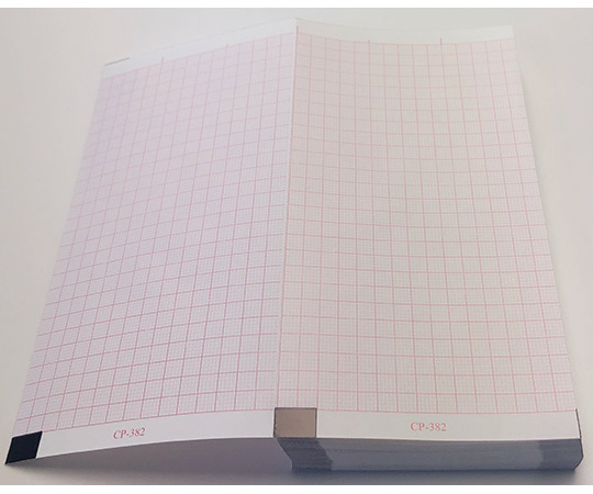 ちばら 心電図記録紙 幅145mm×長20m/折75mm（折り畳み型） 20冊入 CP-382 1箱（ご注文単位1箱）【直送品】