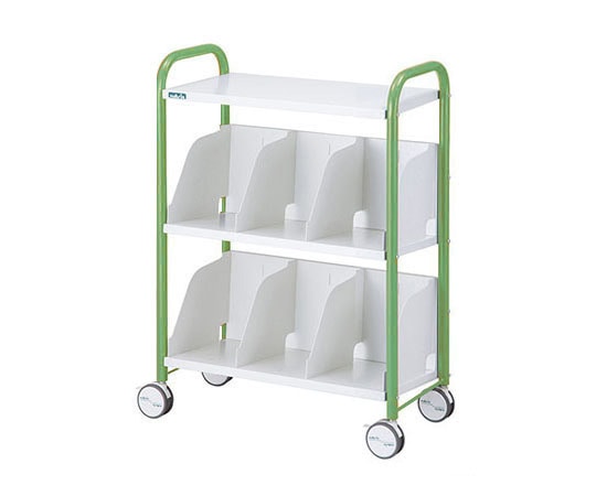 ナビス（アズワン） カルテワゴン グリーン TW-40W 1台（ご注文単位1台）【直送品】