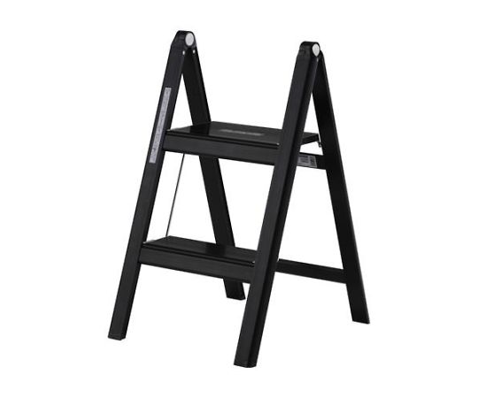 アルインコ 356x182mmx0.52m/2段 踏台（アルミ製/ブラック） EA903AG-5A 1個（ご注文単位1個）【直送品】