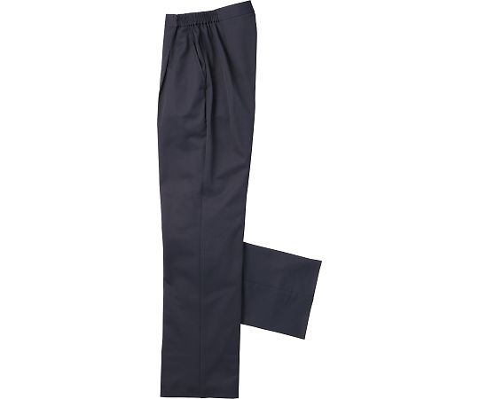 KAZEN レディススラックス ネイビー M 163-28 M 1枚（ご注文単位1枚）【直送品】