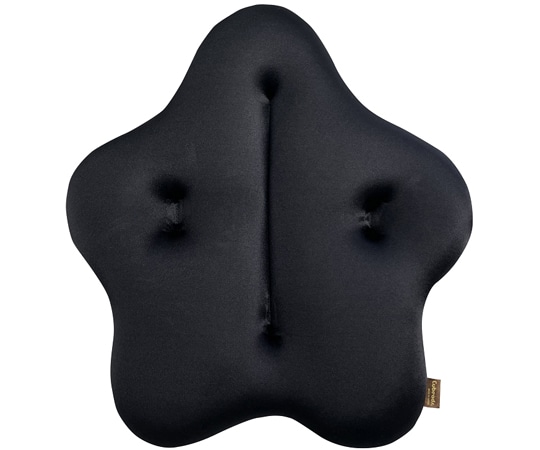 龍野コルク工業 CuCuエクボ(腰楽クッション)マイカブラック 1個(ご注文単位1個)【直送品】