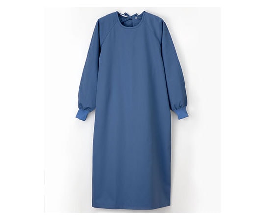 ナガイレーベン 手術ガウン(左ひも止め式) ブルー S BMC8910 1枚(ご注文単位1枚)【直送品】