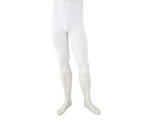 ケアファッション 紳士ロングパンツ（2枚組） ホワイト L 38022 1組（ご注文単位1組）【直送品】