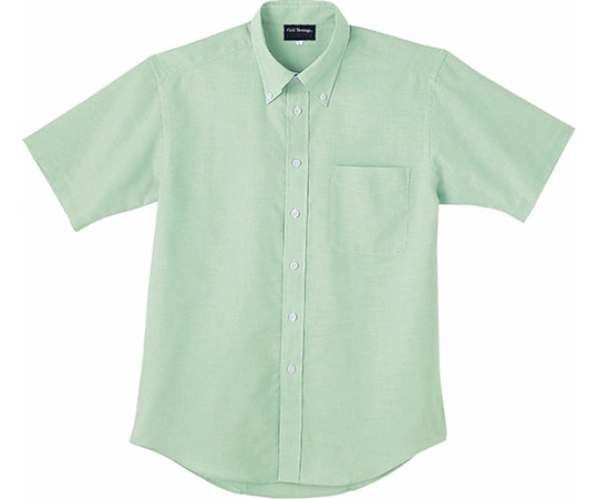 WHISEL（自重堂） 半袖シャツ グリーン LL 43634 1枚（ご注文単位1枚）【直送品】