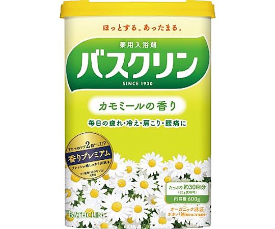 バスクリン バスクリンカモミールの香り600G 153127 1個（ご注文単位1個）【直送品】