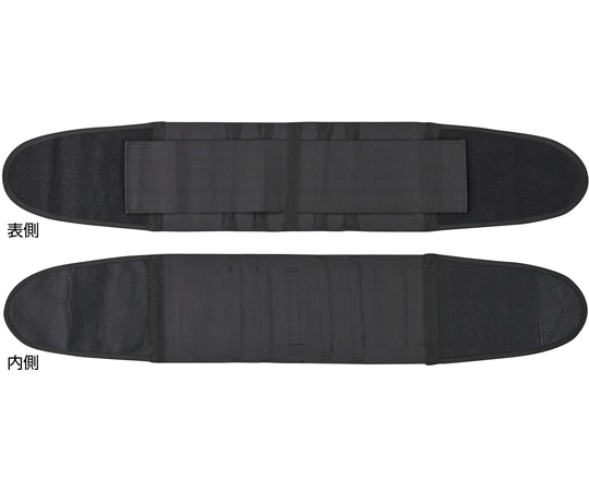 日本緑十字社 腰ベルト SWB-F 黒 2層加圧ベルト フリーサイズ 74~98cm 242010 1枚（ご注文単位1枚）【直送品】