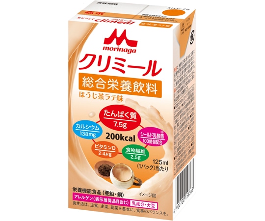 森永乳業クリニコ エンジョイクリミール （栄養機能食品） ほうじ茶ラテ味 24パック入  1箱（ご注文単位1箱）【直送品】