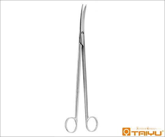 TAIYU（大祐医科工業） 赤倉メーヨー肺剥離剪刀 反 ネジ止 全長23cm TY-139-3 1本（ご注文単位1本）【直送品】