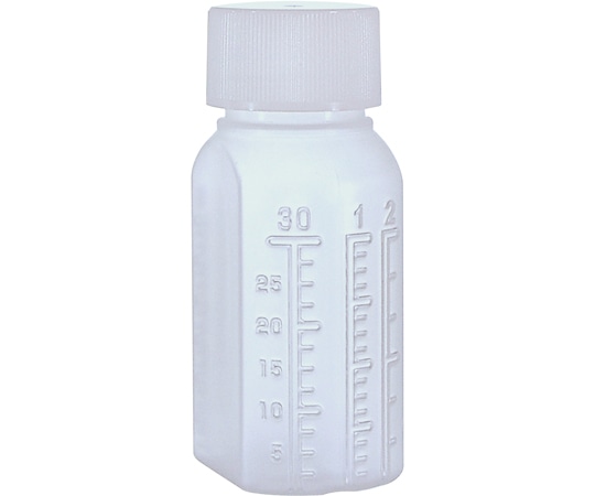 金鵄製作所 マーカー投薬瓶 30mL ノーマルキャップ（ホワイト:白）1箱（200本入） B0550-00000 1箱（ご注文単位1箱）【直送品】