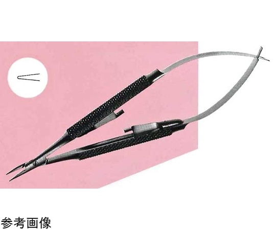 NAPOX マイクロ持針器直型 フック付 123mm MC-45 1個（ご注文単位1個）【直送品】