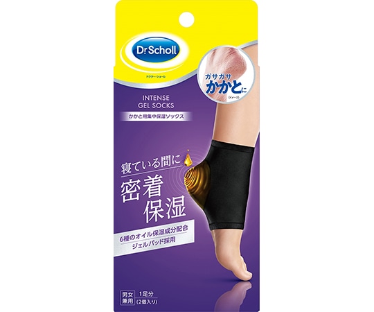 Scholl's Wellness Company ドクターショール かかと用集中保湿ソックス  1個（ご注文単位1個）【直送品】