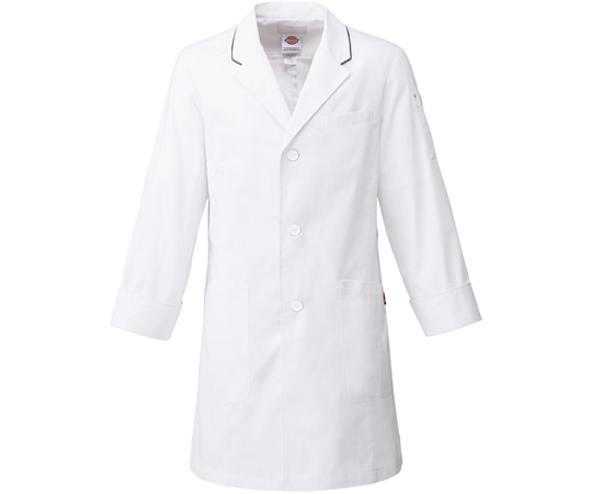 フォーク メンズシングルコート ホワイト LL 1538PP-1 1枚（ご注文単位1枚）【直送品】