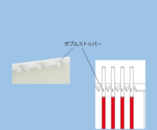 センシンメディカル 血沈測定器 ダブルストッパー（10個） 1016 1箱（ご注文単位1箱）【直送品】