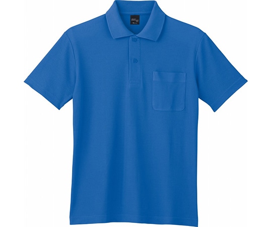 WHISEL（自重堂） 半袖ポロシャツ ブルー EL 85854 1枚（ご注文単位1枚）【直送品】