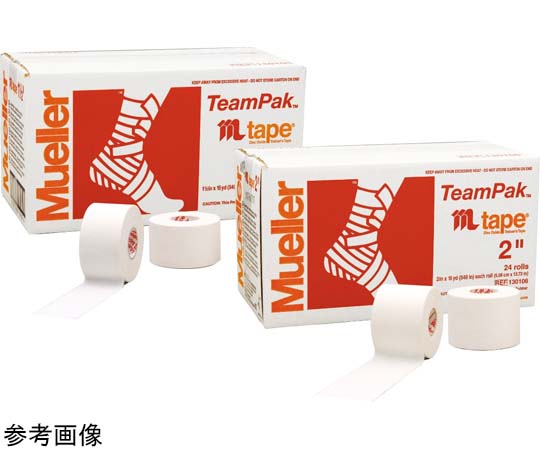 MUELLER ホワイトプロテープ 38mm スモールパック 1箱(6巻入) 53105 1箱(ご注文単位1箱)【直送品】