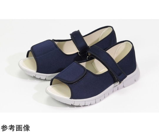 マリアンヌ製靴 抗ウイルスαシリーズWG503α 片足（左）ネイビー 3L（26.0~26.5cm）  1個（ご注文単位1個）【直送品】