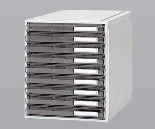 サカセ カセッター B4タイプ（引出9段）クリアー HB4-005 1個（ご注文単位1個）【直送品】