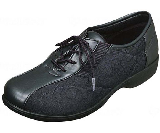 ムーンスター らくらくL007 ブラック 23.0cm L007 1足（ご注文単位1足）【直送品】