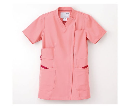 ナガイレーベン 女子上衣 コーラルピンク S ML1122 1枚（ご注文単位1枚）【直送品】