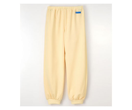 ナガイレーベン ニットパンツ イエロー M EJ7013 1枚（ご注文単位1枚）【直送品】