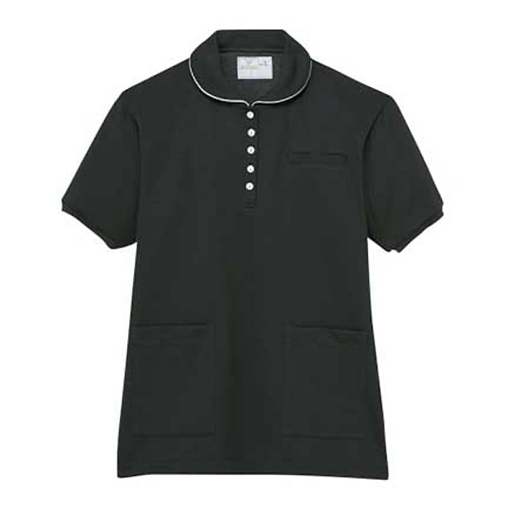 KIRAKU（トンボ） レディスケアワークシャツ カーキ 3L（身丈76cm） CR209-47 3L 1枚（ご注文単位1枚）【直送品】