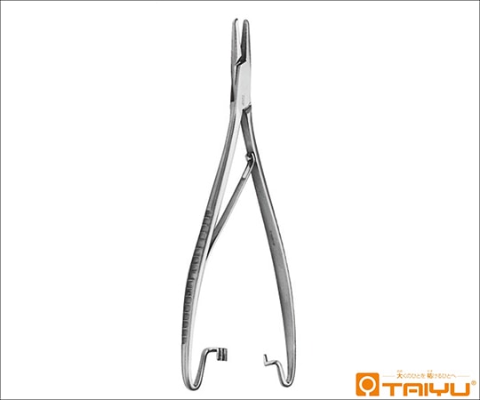 TAIYU（大祐医科工業） マッチウ持針器 仏式 チップ無 BOX 全長19cm TY-222M 1本（ご注文単位1本）【直送品】