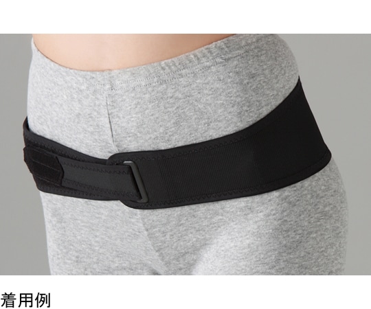 セルヴァン 片手で締められる簡単骨盤ベルト ブラック LL-3L 032492704 1枚（ご注文単位1枚）【直送品】