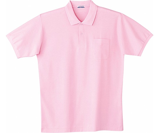 WHISEL（自重堂） 半袖ポロシャツ ピンク EL 17 1枚（ご注文単位1枚）【直送品】