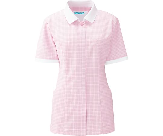 KAZEN ジャケット半袖 ピンク 3L 947-13 3L 1枚（ご注文単位1枚）【直送品】