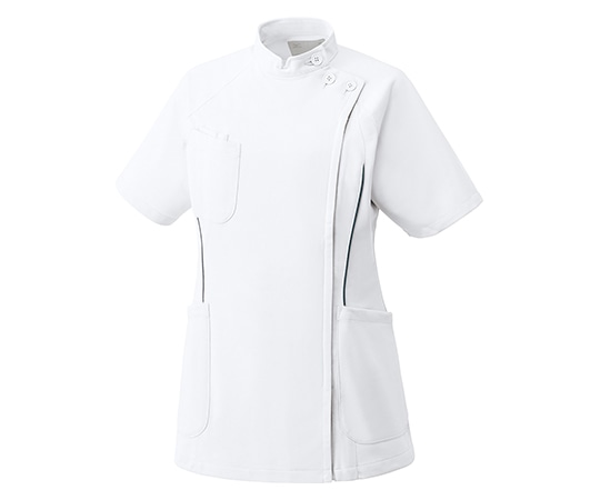 ミズノ（チトセ） 女性ケーシージャケット ホワイト 3L MZ0048-C-1-3L 1枚（ご注文単位1枚）【直送品】