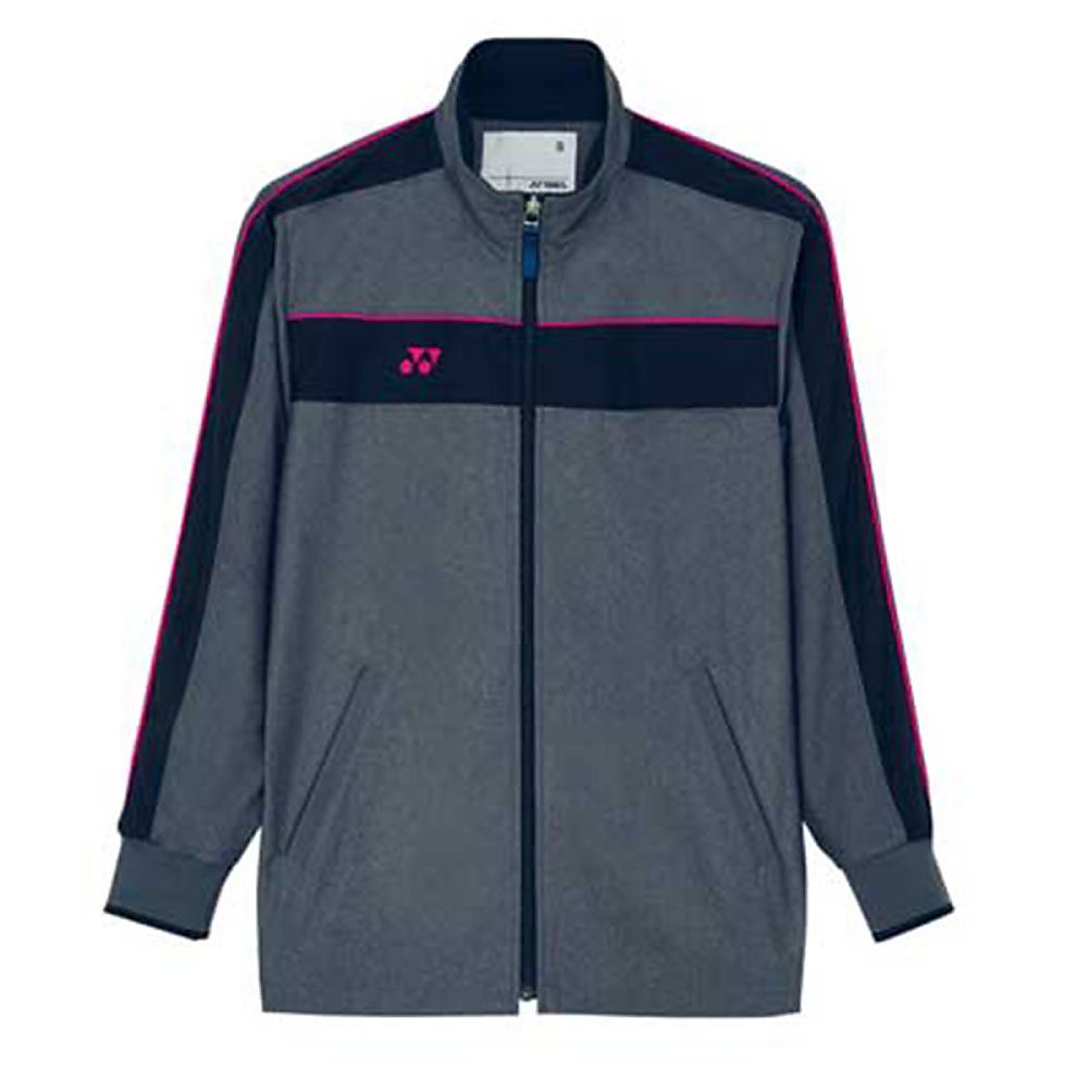 YONEX（トンボ） 防風ジャケット グレーモク×ピンク SS（身丈63cm） CY104-11 SS 1枚（ご注文単位1枚）【直送品】