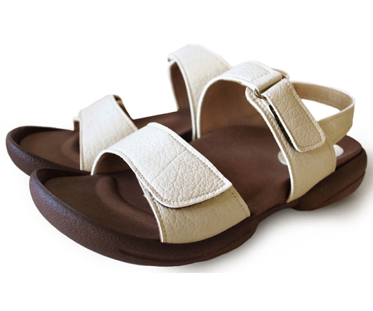 リゲッタ バックベルト付グミサンダル アイボリー S（22.0~22.5） R279-IVO-S 1足（ご注文単位1足）【直送品】