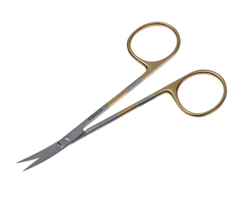 日本フリッツメディコ T/Cエクセル・アイリス剪刀 11.5cm 曲 B250-11CE 1個（ご注文単位1個）【直送品】