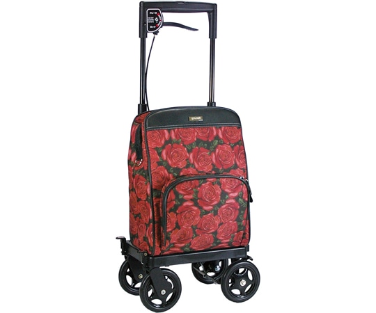 島製作所 ショッピングカート メロディ プリモ（左用） ローズ柄R  1個（ご注文単位1個）【直送品】
