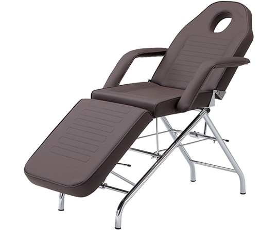 フィフティ・ヴィジョナリー フェイシャルベッド 有孔 ブラウン T-213B-BR 1台（ご注文単位1台）【直送品】