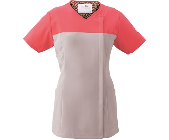 フォーク レディスジップスクラブR オークル×リリスピンク LL HI701-13 1枚（ご注文単位1枚）【直送品】