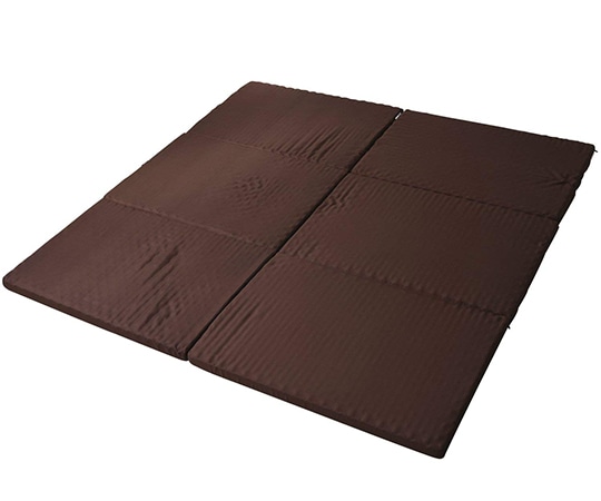 Achilles（アキレス） 大判サイズ 3つ折りバランスマットレス（2枚組） 腰部固め シングル 2枚 ブラウン MK5-FML 200 BR 1セット（ご注文単位1セット）【直送品】