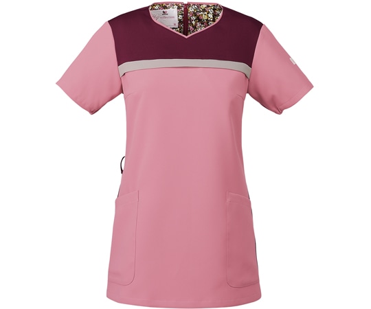 フォーク レディススクラブ ローズ×オークル×バーガンディ M HI705-3 1枚（ご注文単位1枚）【直送品】