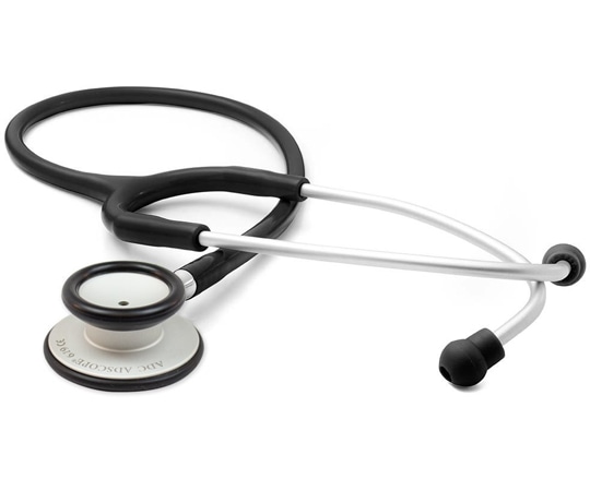 ユーメド貿易 ADスコープ クリニシャンステトスコープライト ブラック AD709BK 1本（ご注文単位1本）【直送品】