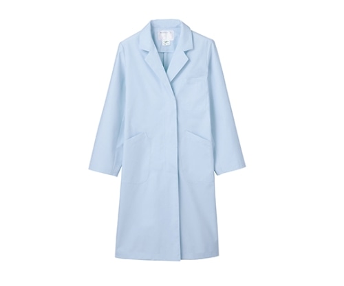 住商モンブラン 女子診察衣S 長袖 サックス 71-063 LL 1枚（ご注文単位1枚）【直送品】