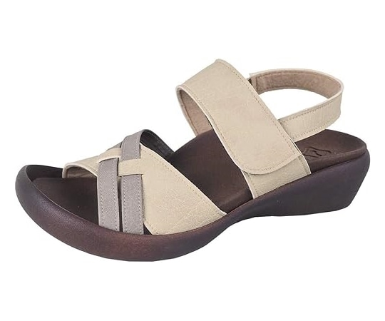 リゲッタ リゲッタ ツートンクロスベルトサンダル アイボリー LL CJFW3501-IVO-LL（25.0cm-25.5cm） 1足（ご注文単位1足）【直送品】